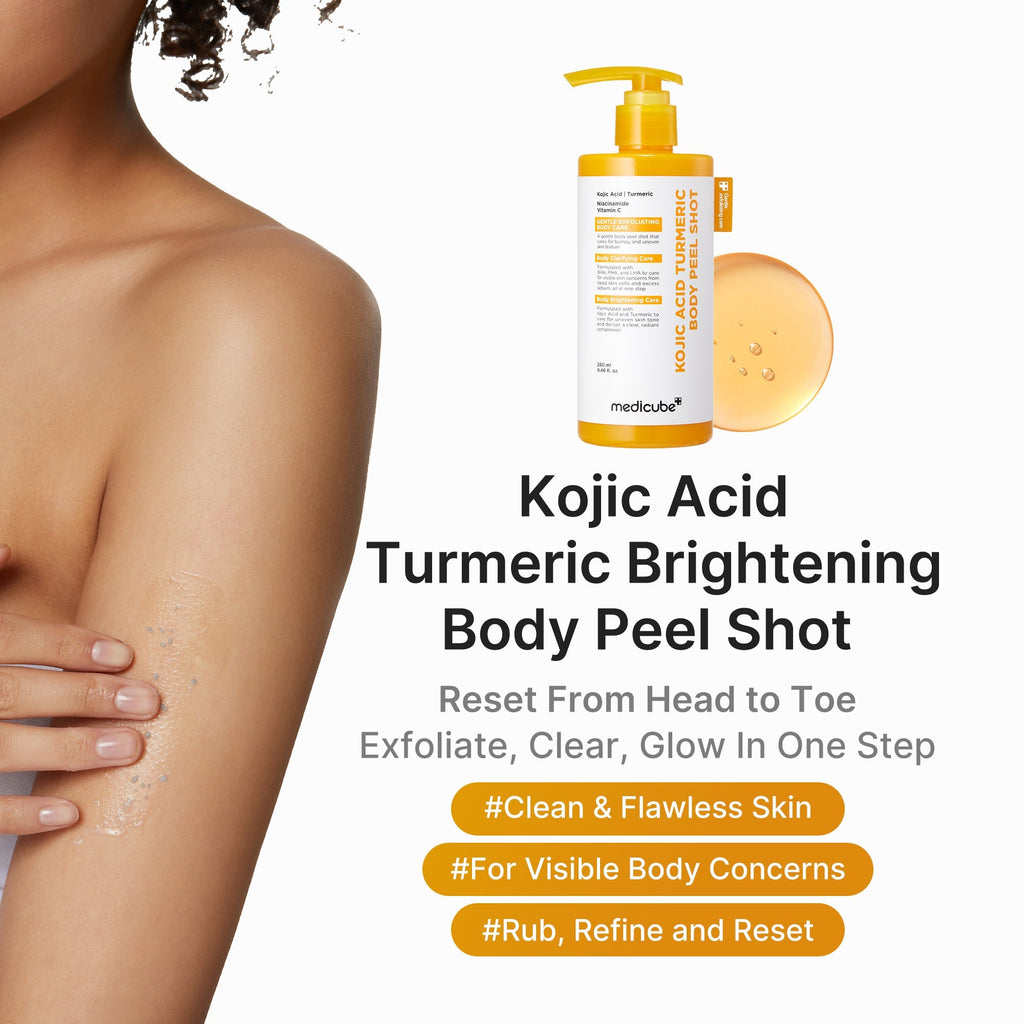 Kojic Acid Turmeric Body Peel Shot - Skincare for Daily Use