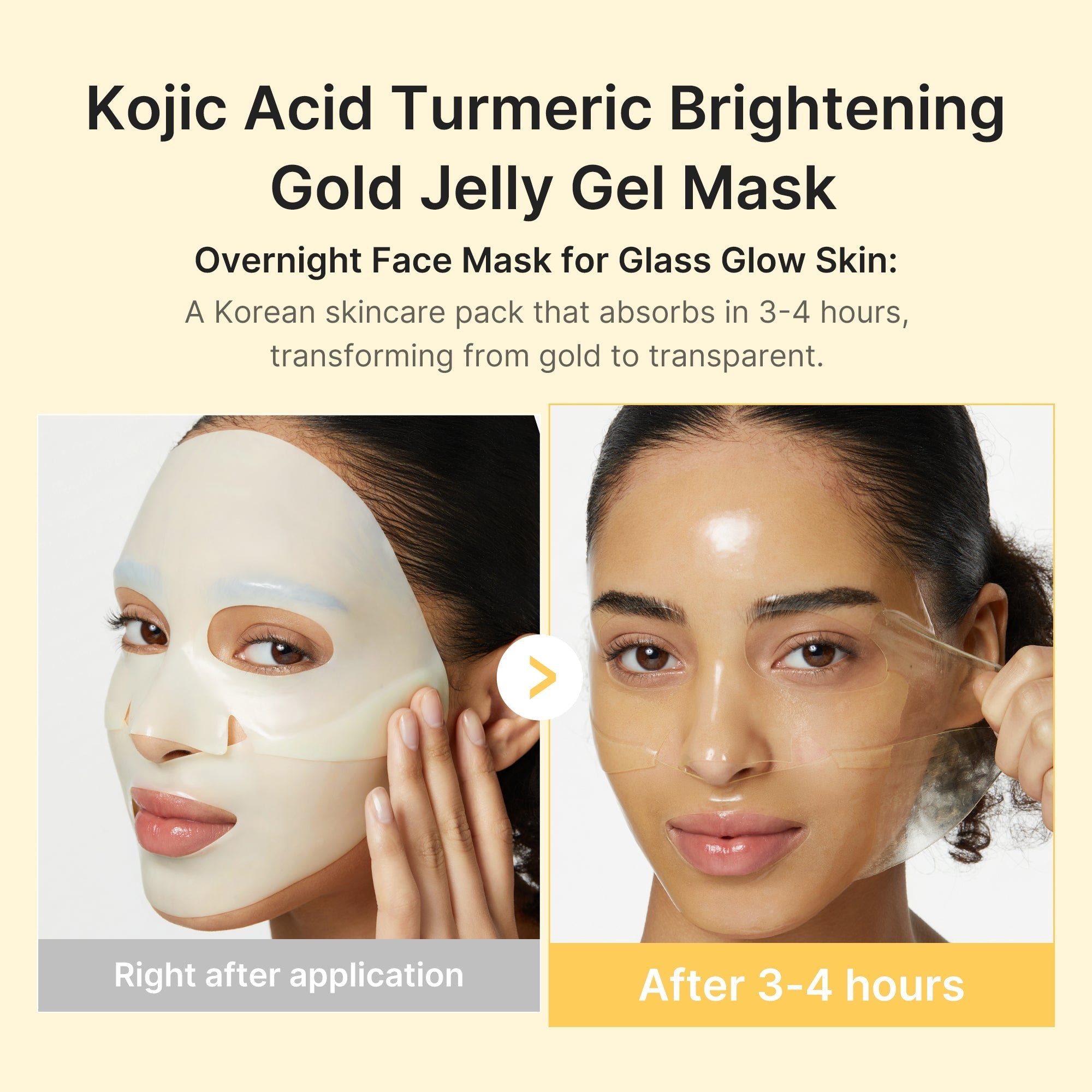 Kojic Acid Turmeric Gold Jelly Gel Mask - Daily Skin Refresh