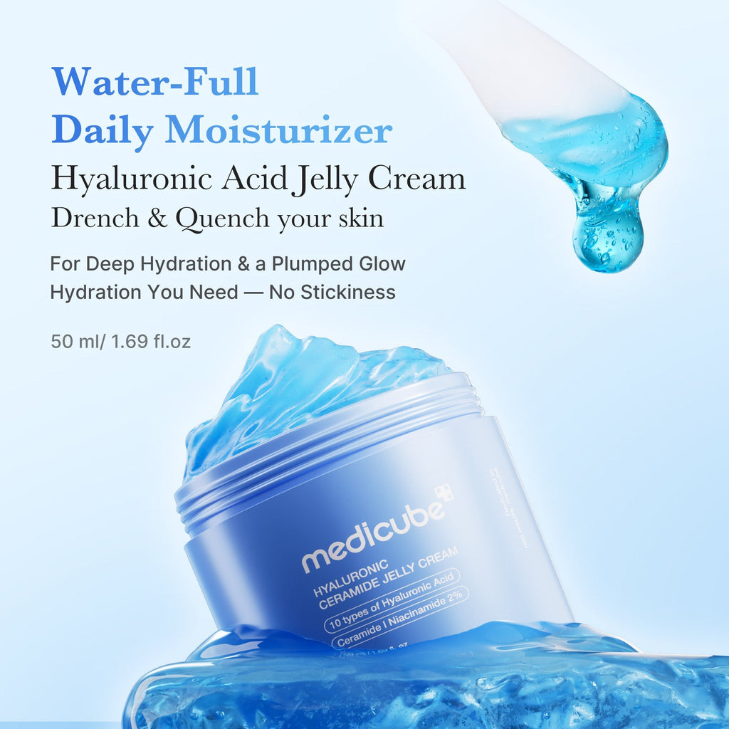 Hyaluronic Ceramide Moisturizing Jelly Cream - Fresh Face Daily