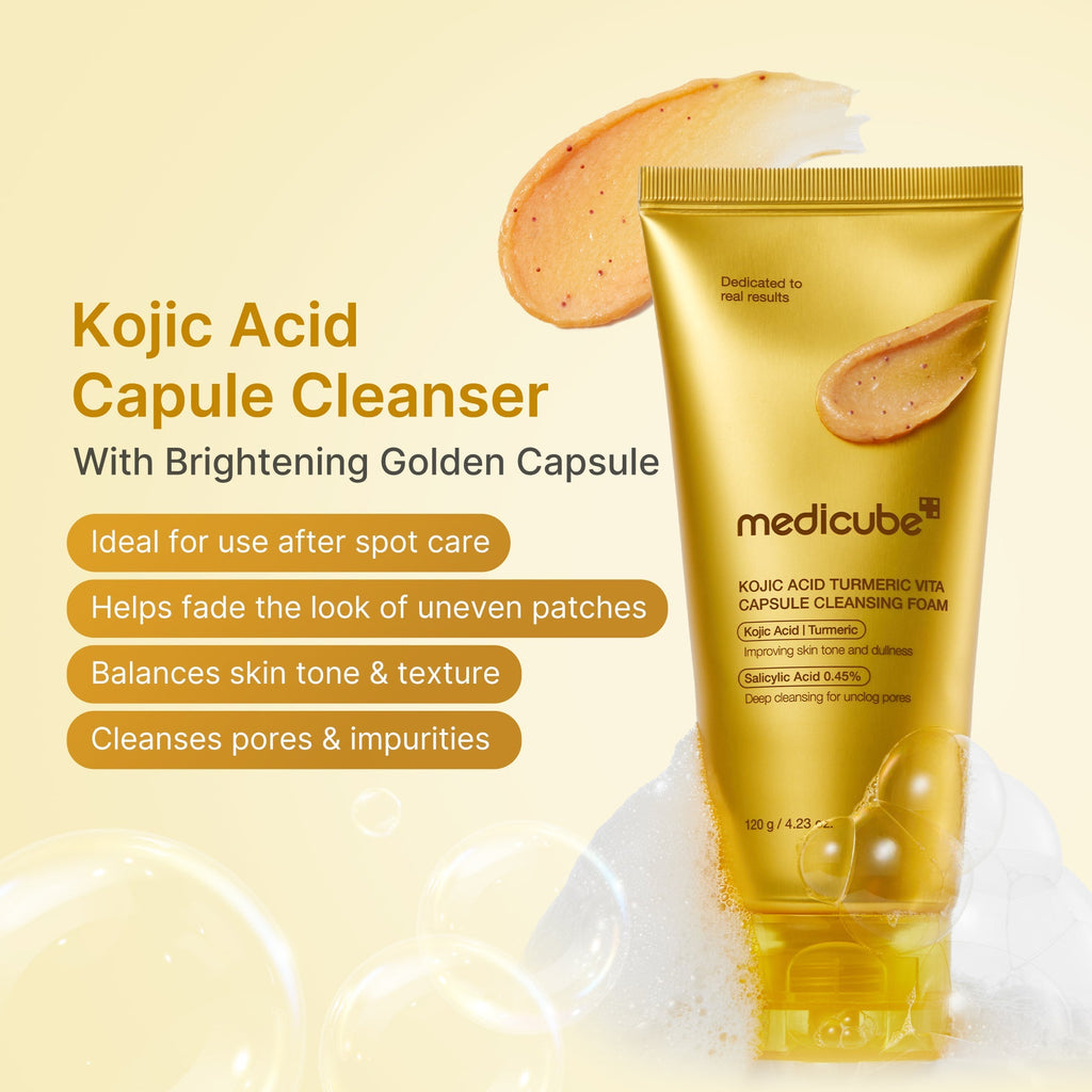 Kojic Acid Turmeric Vita Capsule Foam Cleanser - Hydration Made Easy