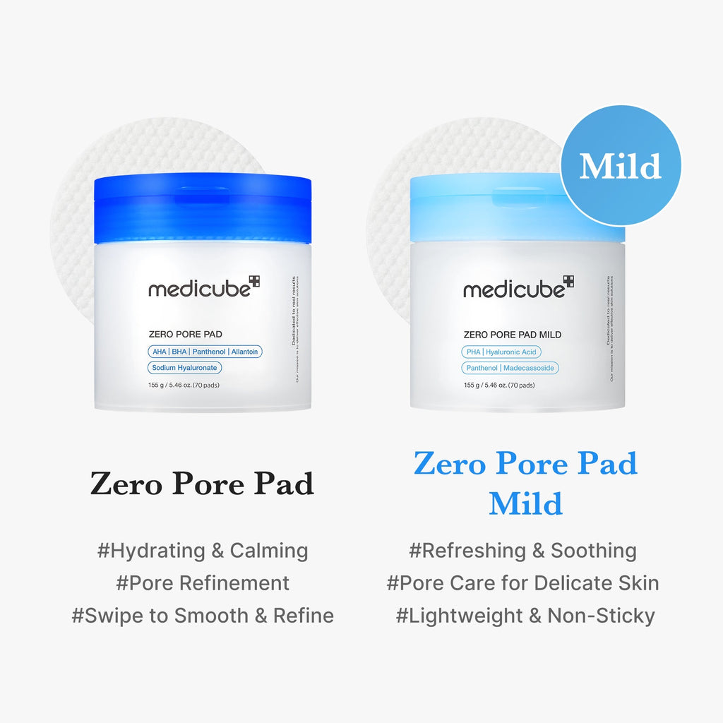 Zero Pore Madecassoside Pads (Mild) - Made for Fresh Skin