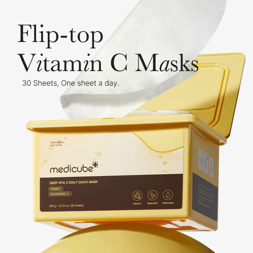 Deep Vita C Daily Quick Masks - K-Beauty Essentials