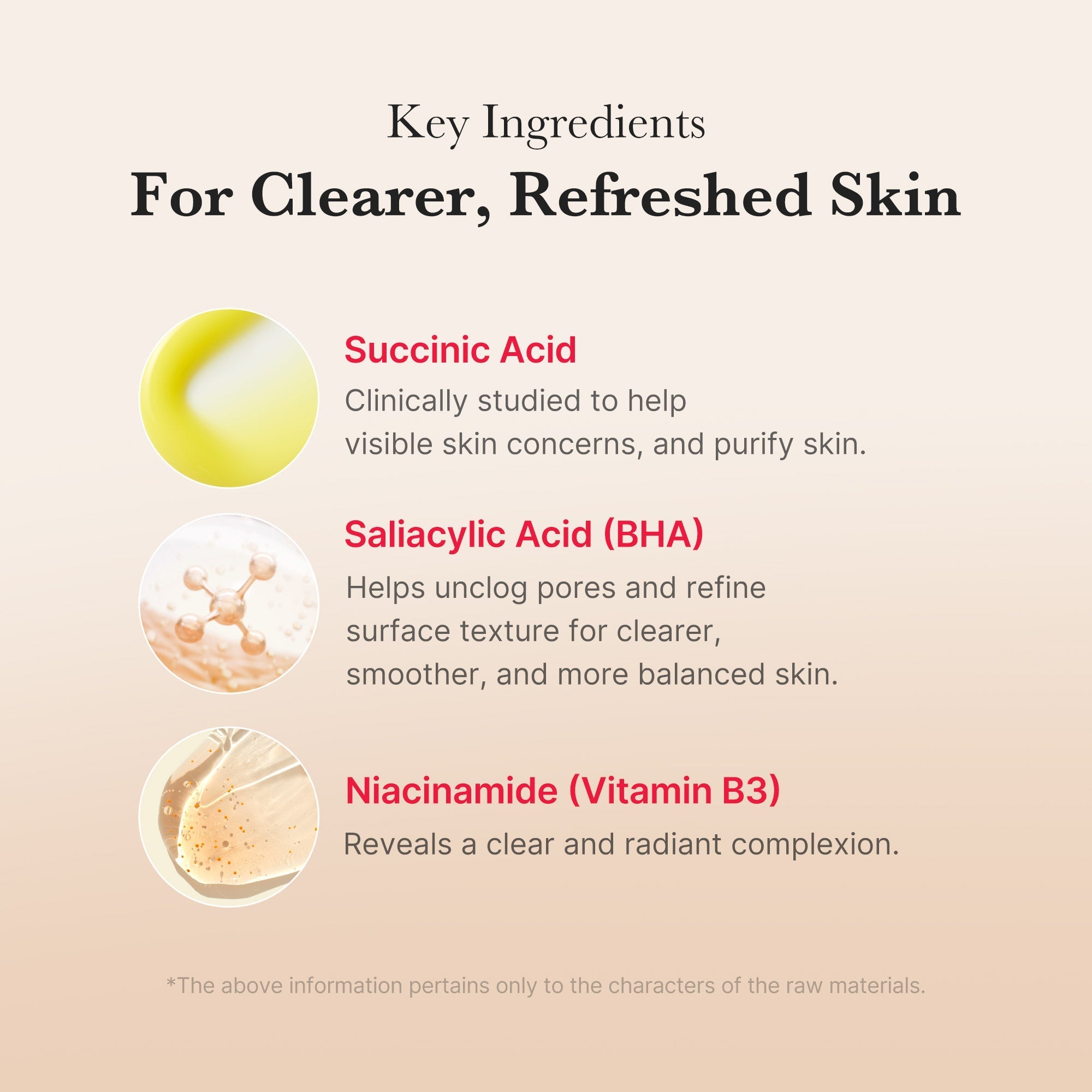 Red Succinic Acid Panthenol Pads - Fresh Skin Routine