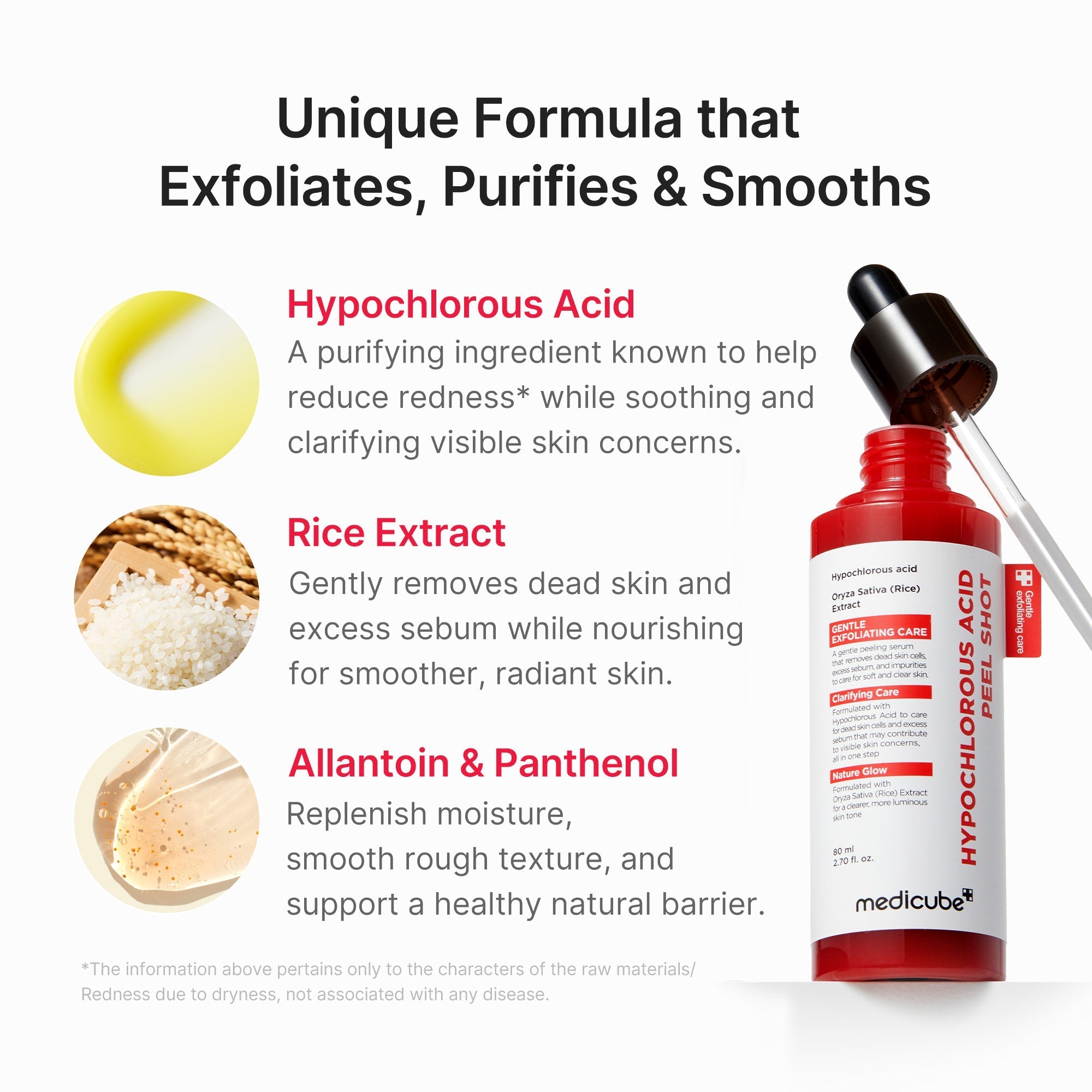 Hypochlorous Acid Rice Peel Shot - Glow Made Simple