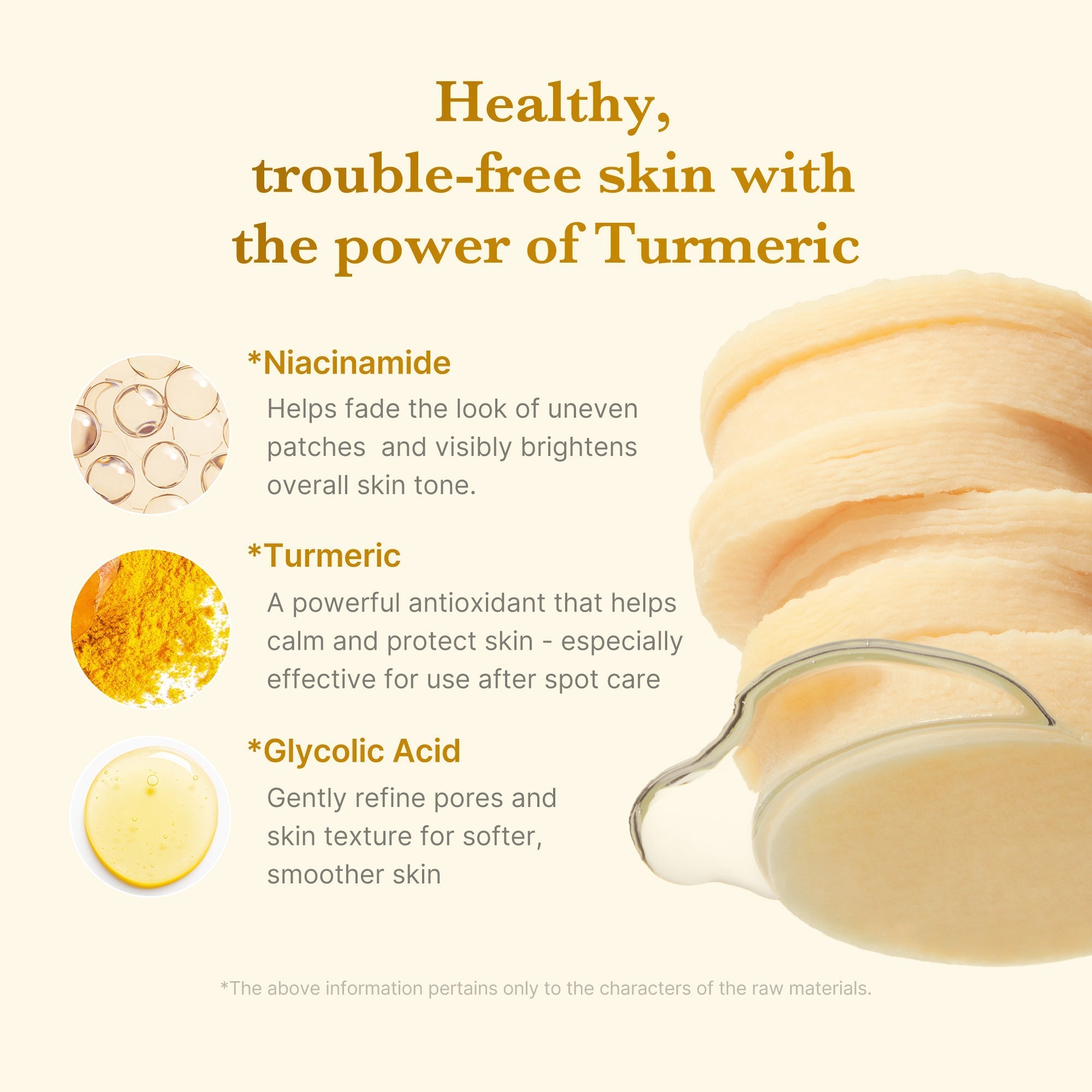 Kojic Acid Tumeric Toner Pad - Skincare Essential