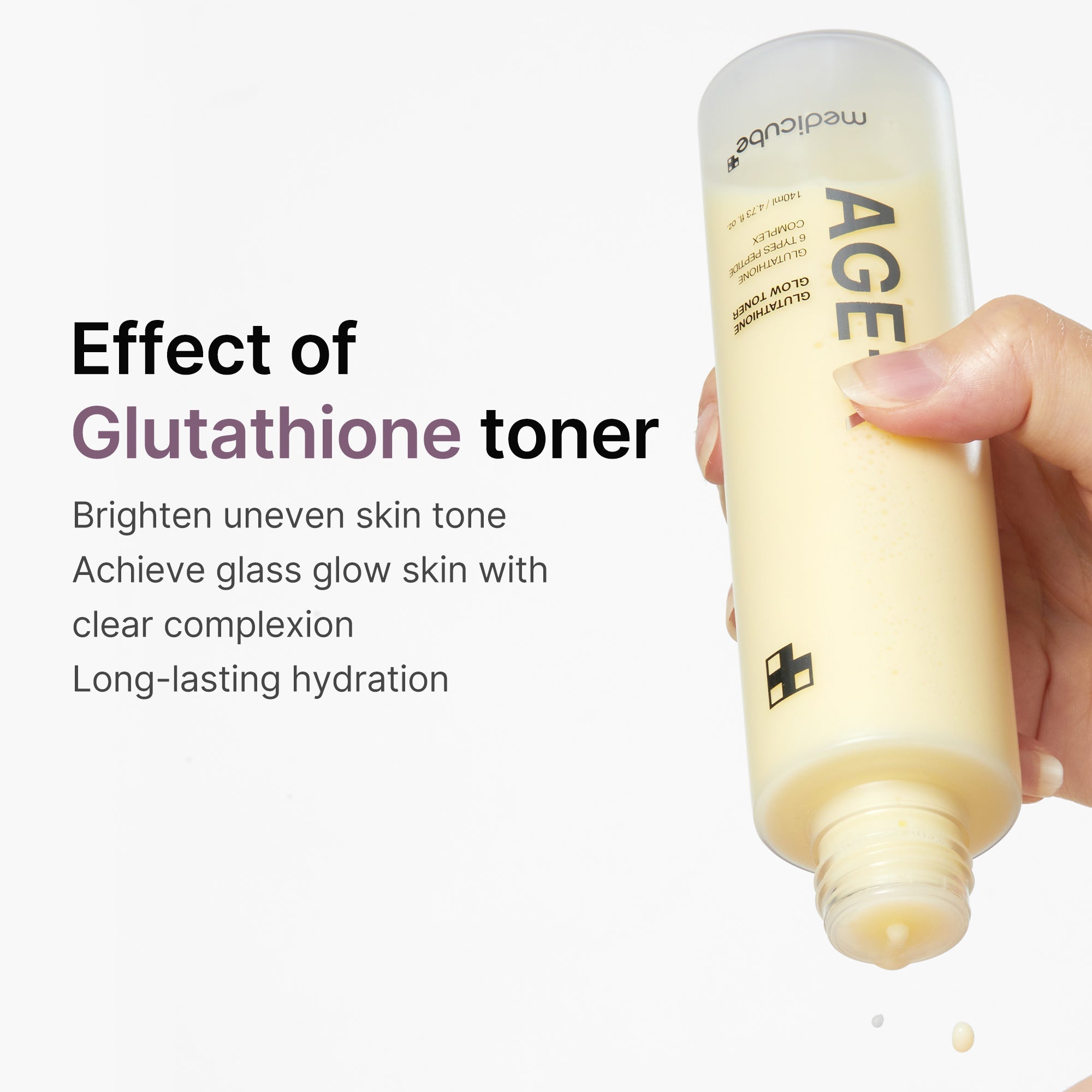 AGE-R Glutathione Glow Milk Toner - Glow Skin Pick