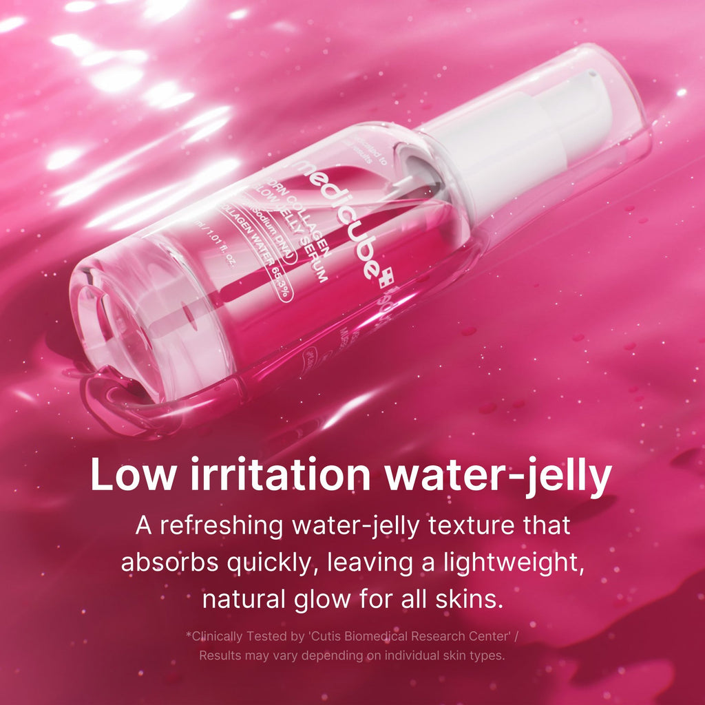 PDRN Pink Collagen Glow Jelly Serum - Made for Daily Glow