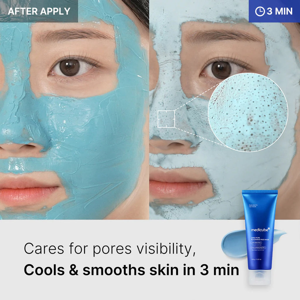 Zero Pore Blackhead Mud Mask - Made for Daily Glow