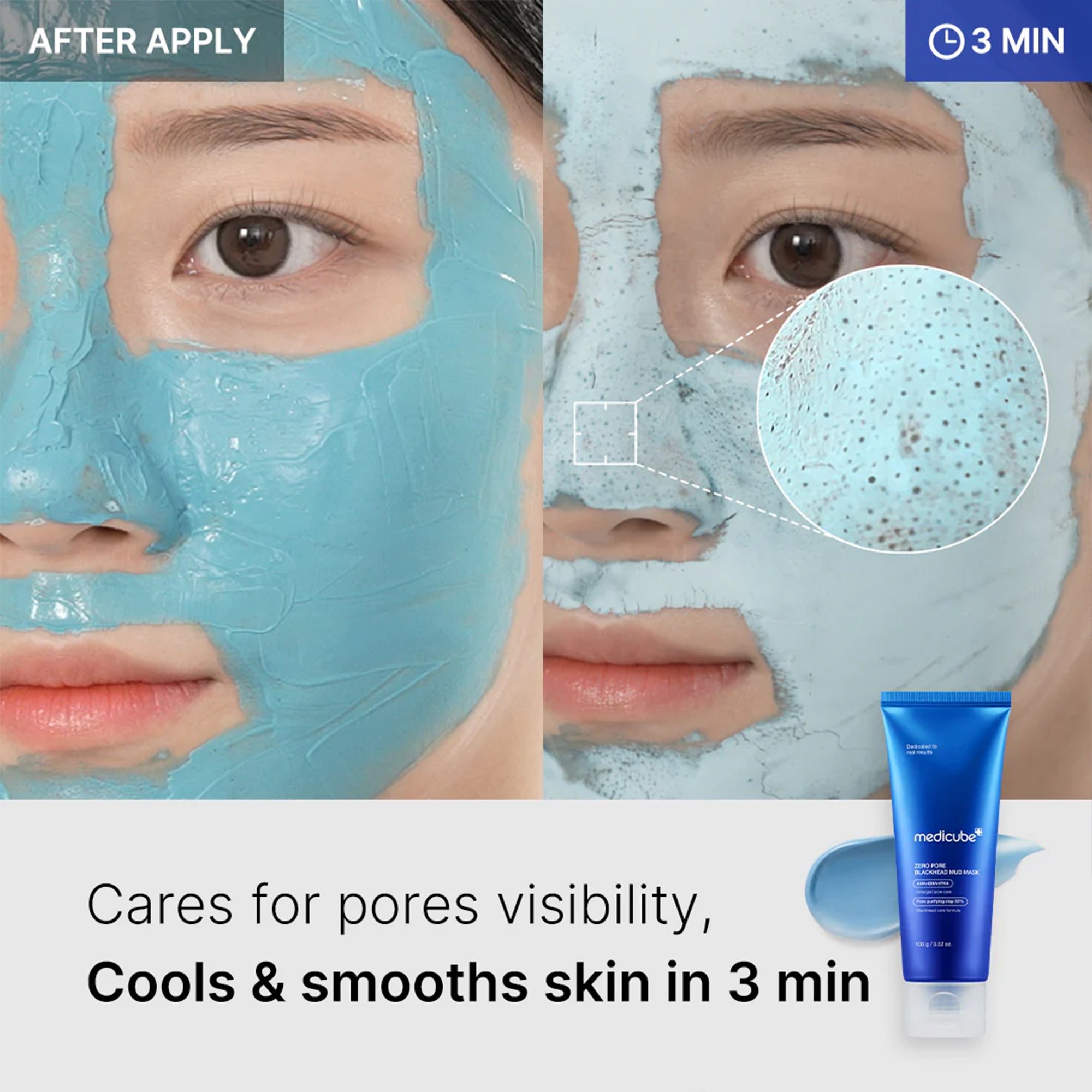 Zero Pore Blackhead Mud Mask - Made for Daily Glow