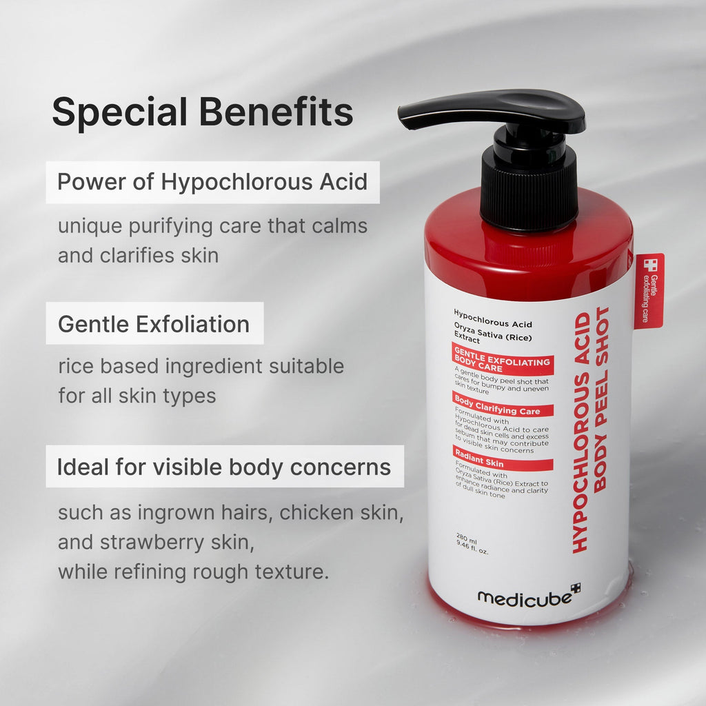 Hypochlorous Acid Rice Body Peel Shot - Beauty Routine Ready
