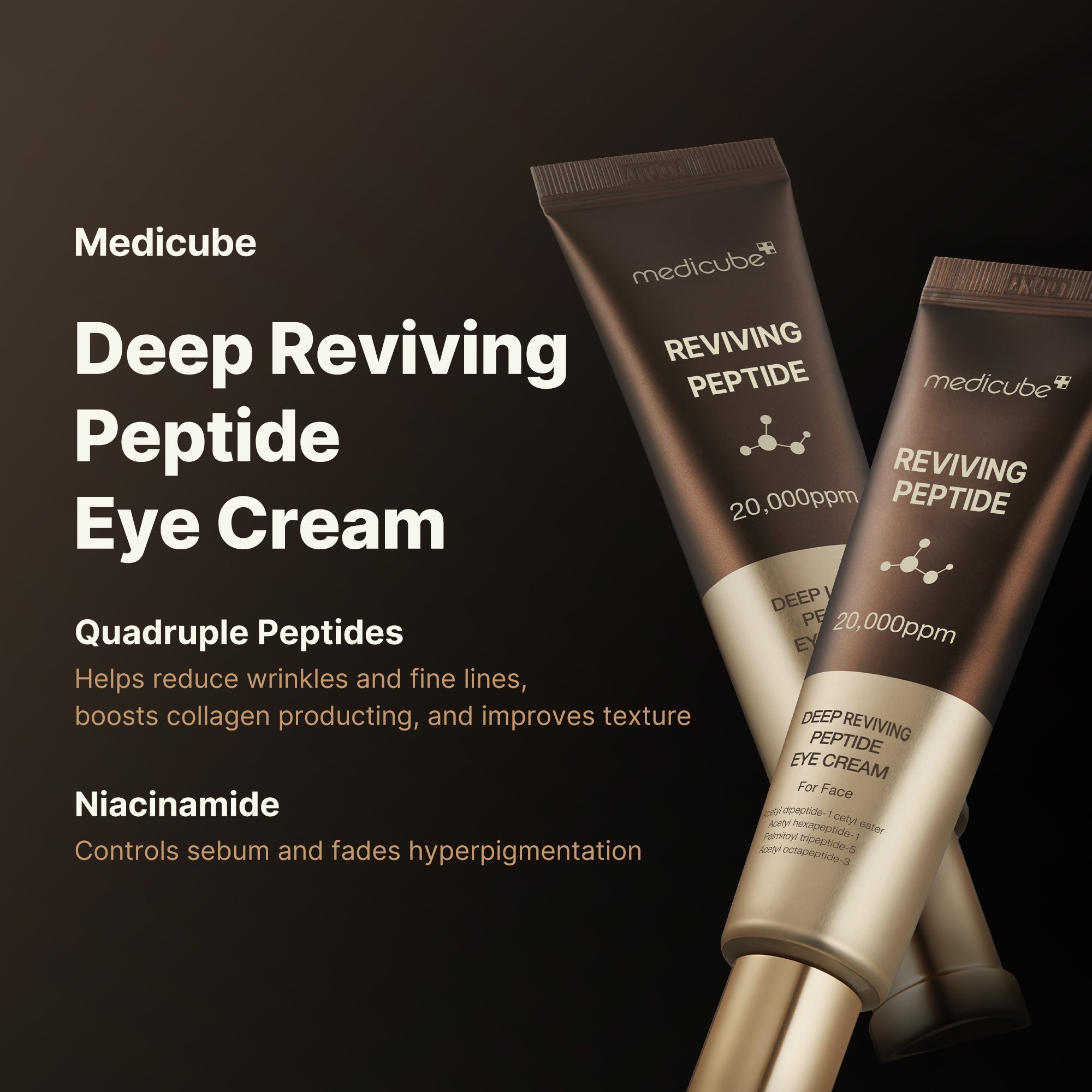 Deep Reviving Peptide Eye Cream - Hydration Made Easy