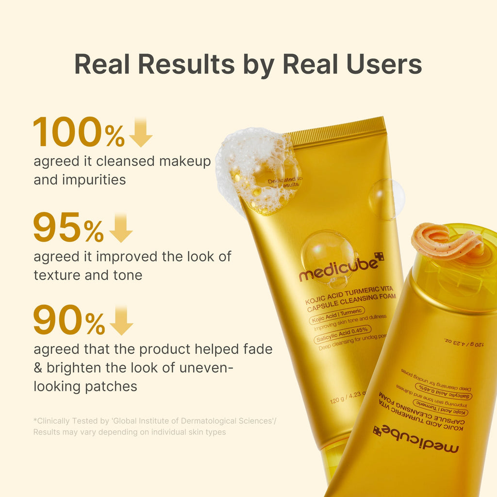 Kojic Acid Turmeric Vita Capsule Foam Cleanser - Hydration Made Easy