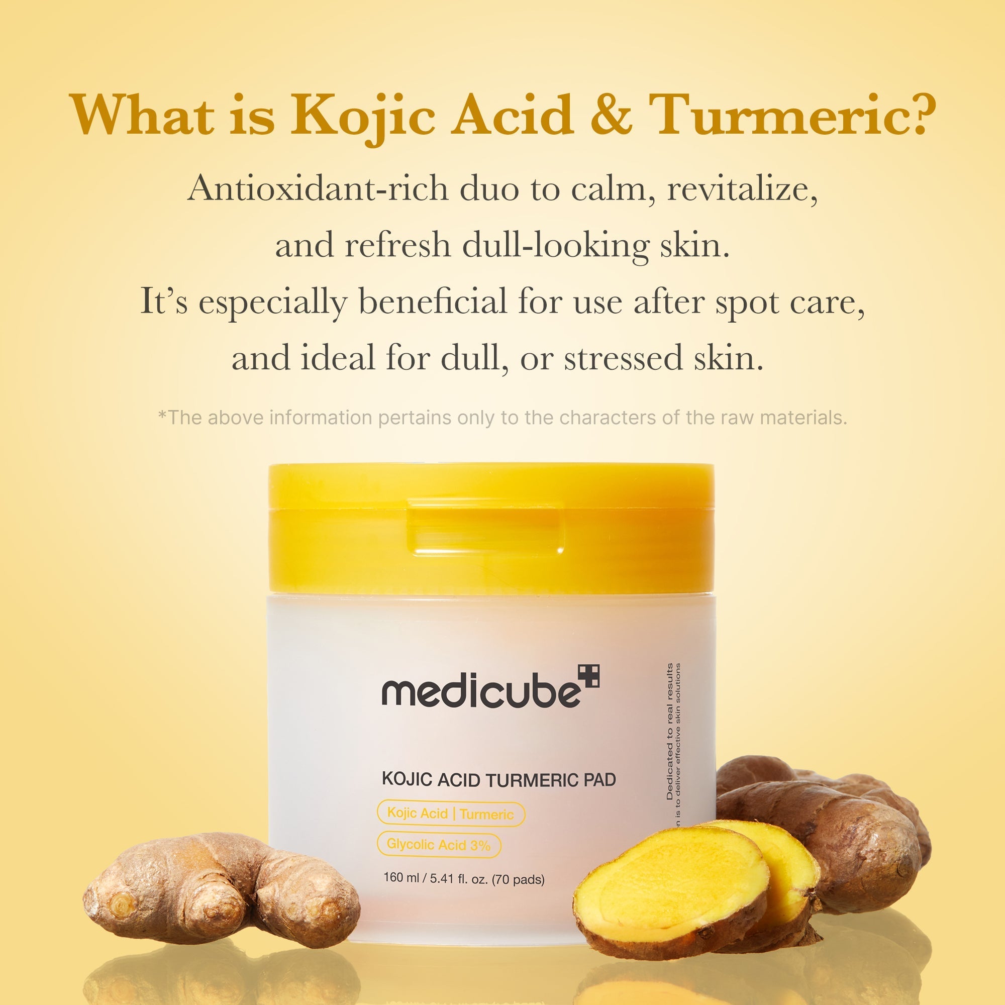 Kojic Acid Tumeric Toner Pad - Skincare Essential