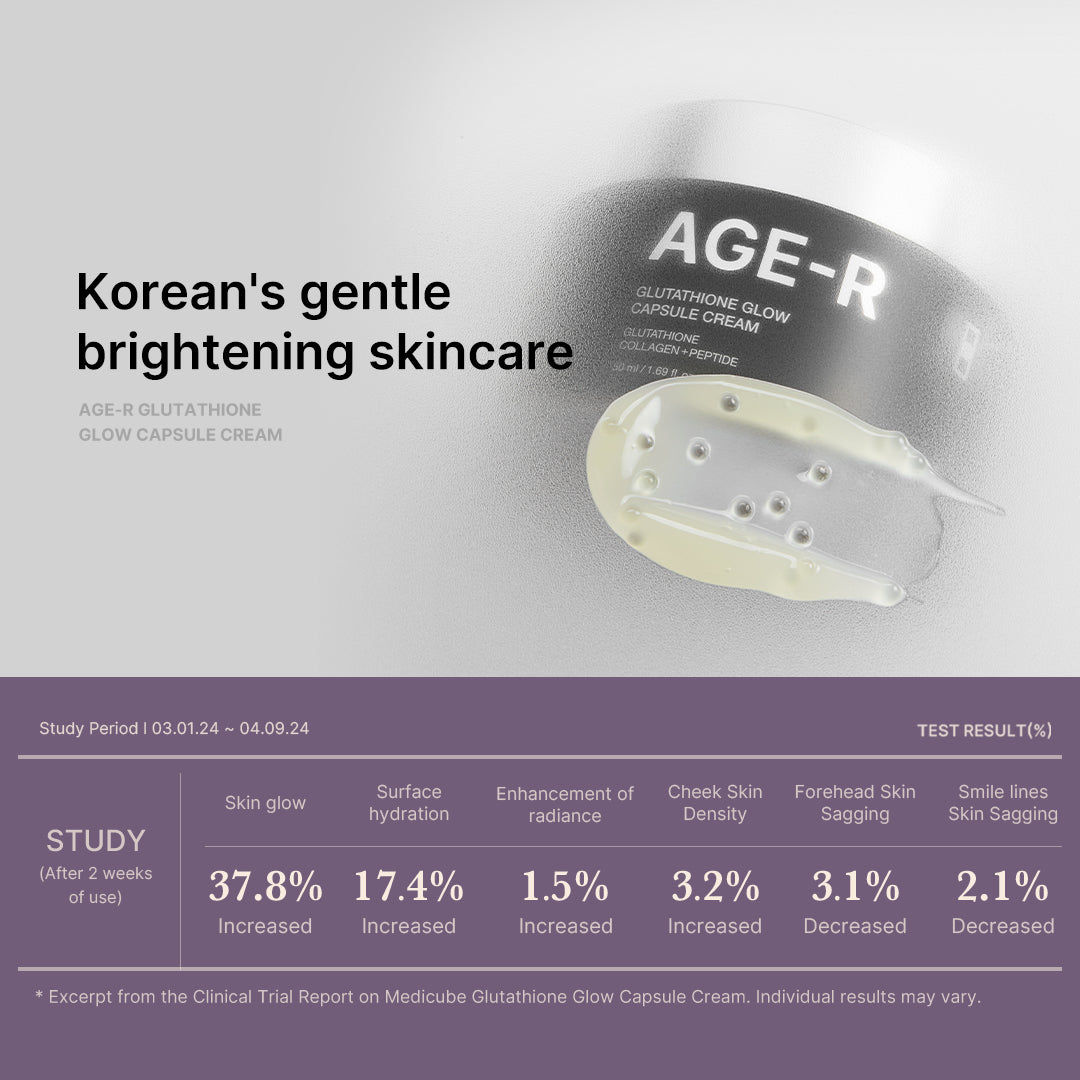 AGE-R Glutathione Glow Capsule Cream - Glow On the Go