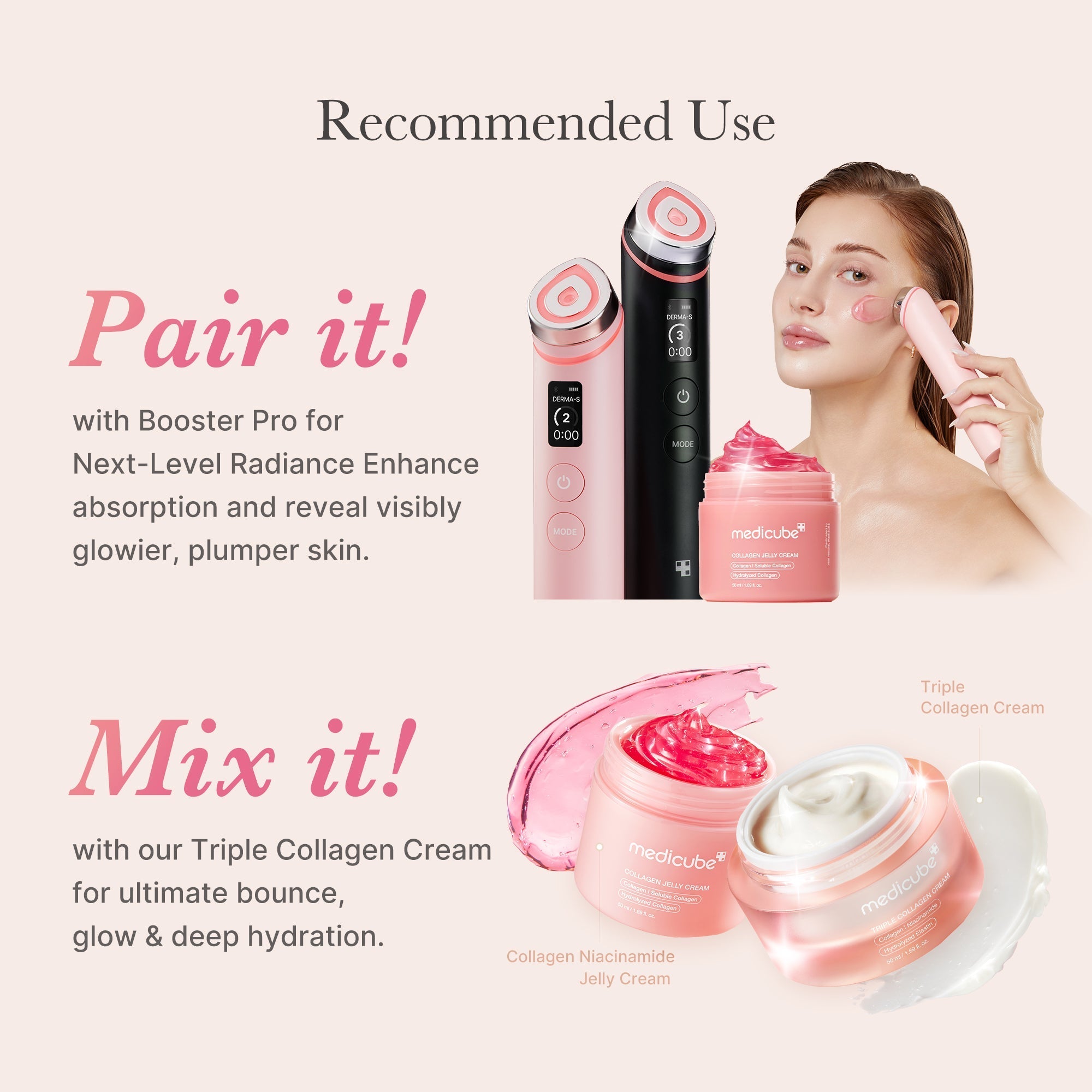 Collagen Niacinamide Jelly Cream - Soft Glow Look