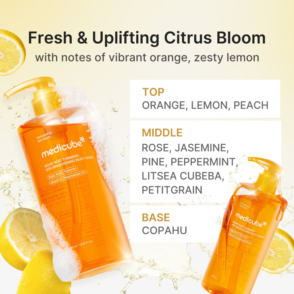 Kojic Acid Turmeric Brightening Body Wash - Glow for Real Life