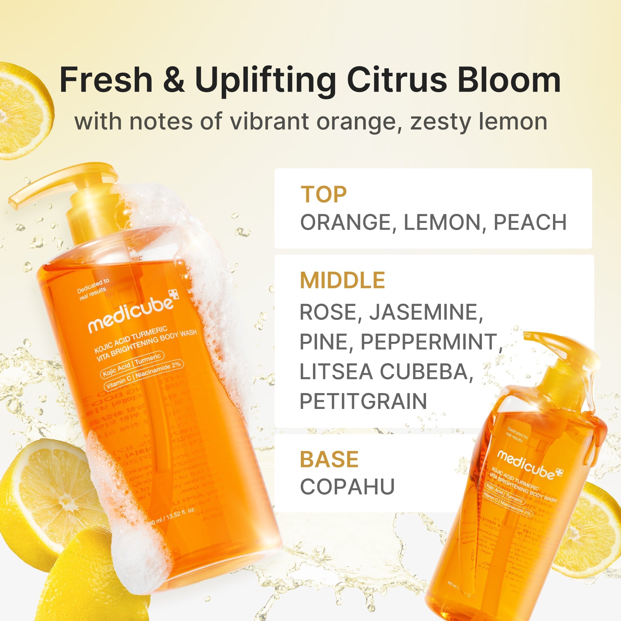 Kojic Acid Turmeric Brightening Body Wash - Glow for Real Life