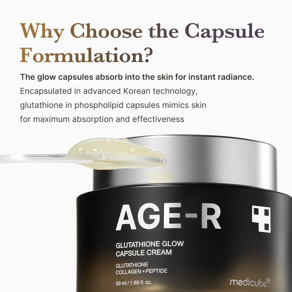 AGE-R Glutathione Glow Capsule Cream - Glow On the Go