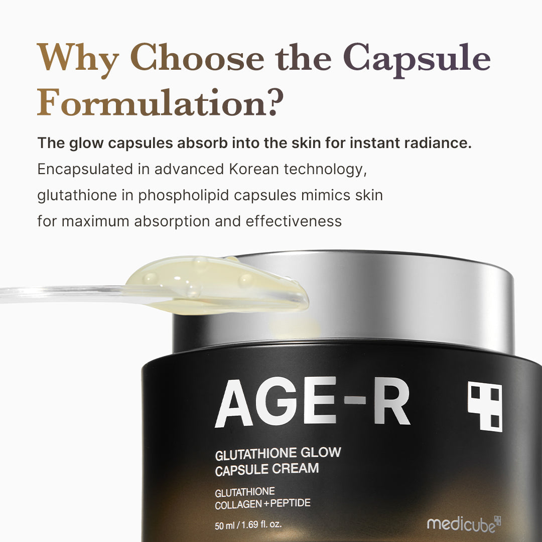 AGE-R Glutathione Glow Capsule Cream - Glow On the Go