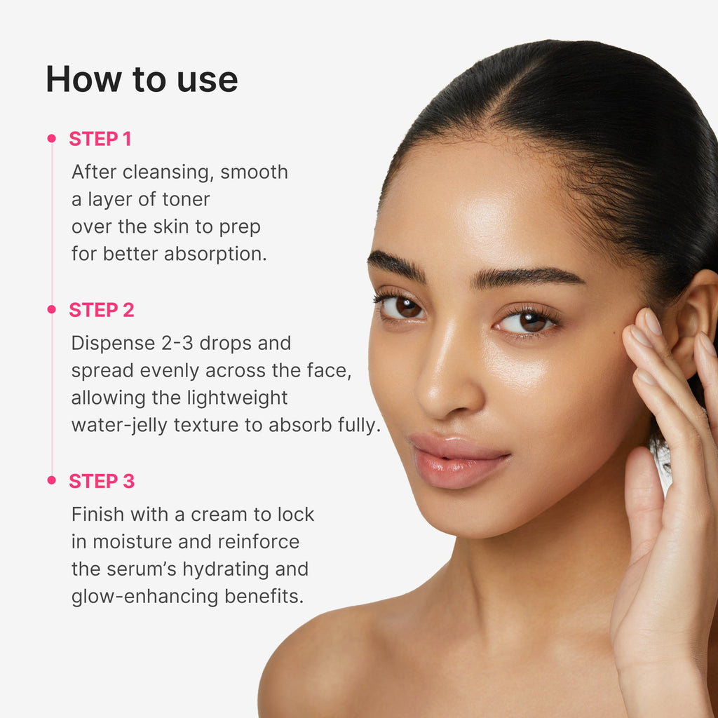 PDRN Pink Collagen Glow Jelly Serum - Made for Daily Glow
