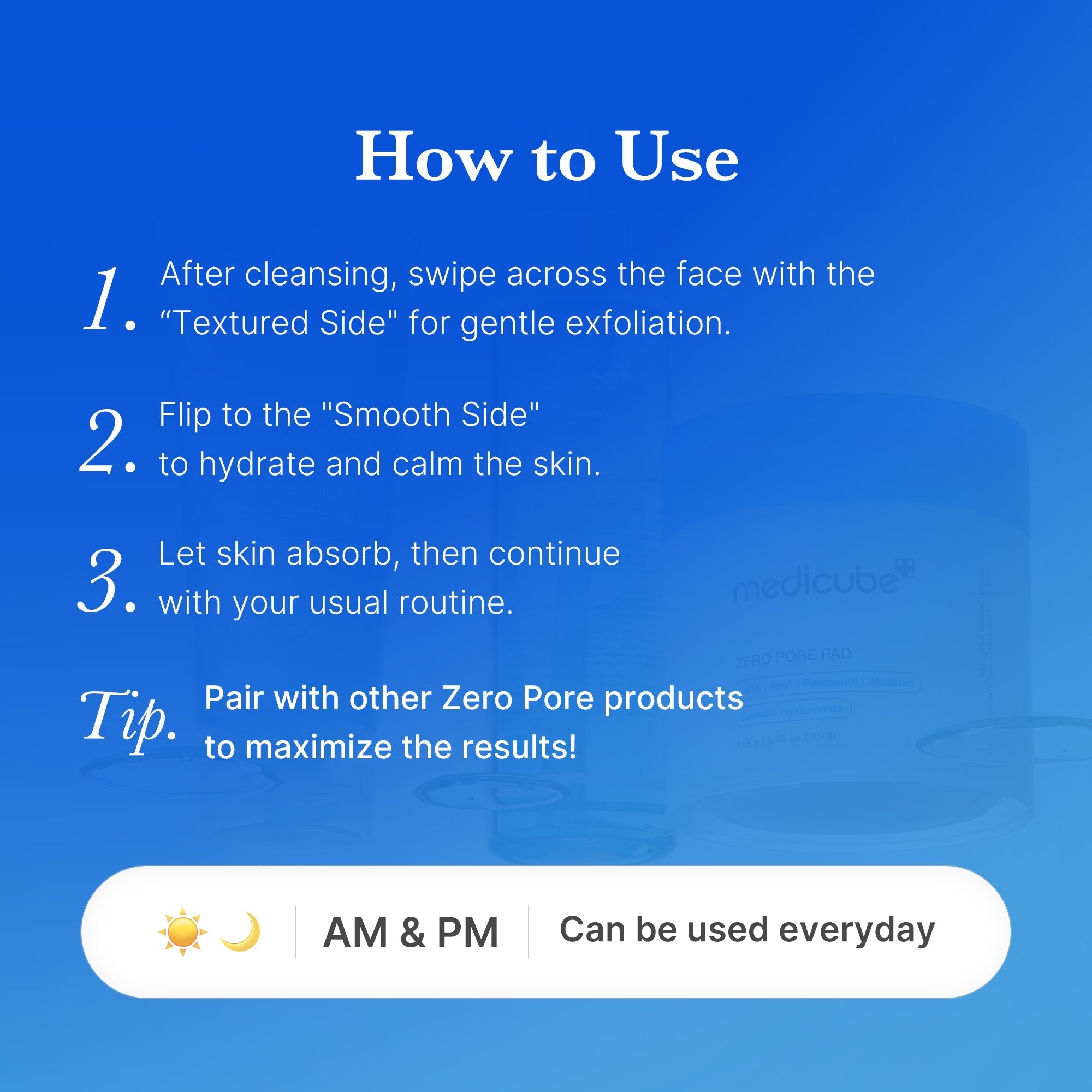 Zero Pore Pads - Soft and Fresh