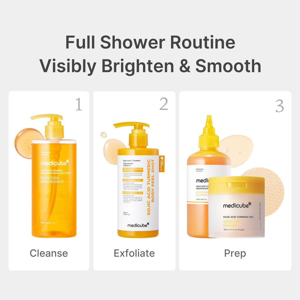 Kojic Acid Turmeric Brightening Body Wash - Glow for Real Life