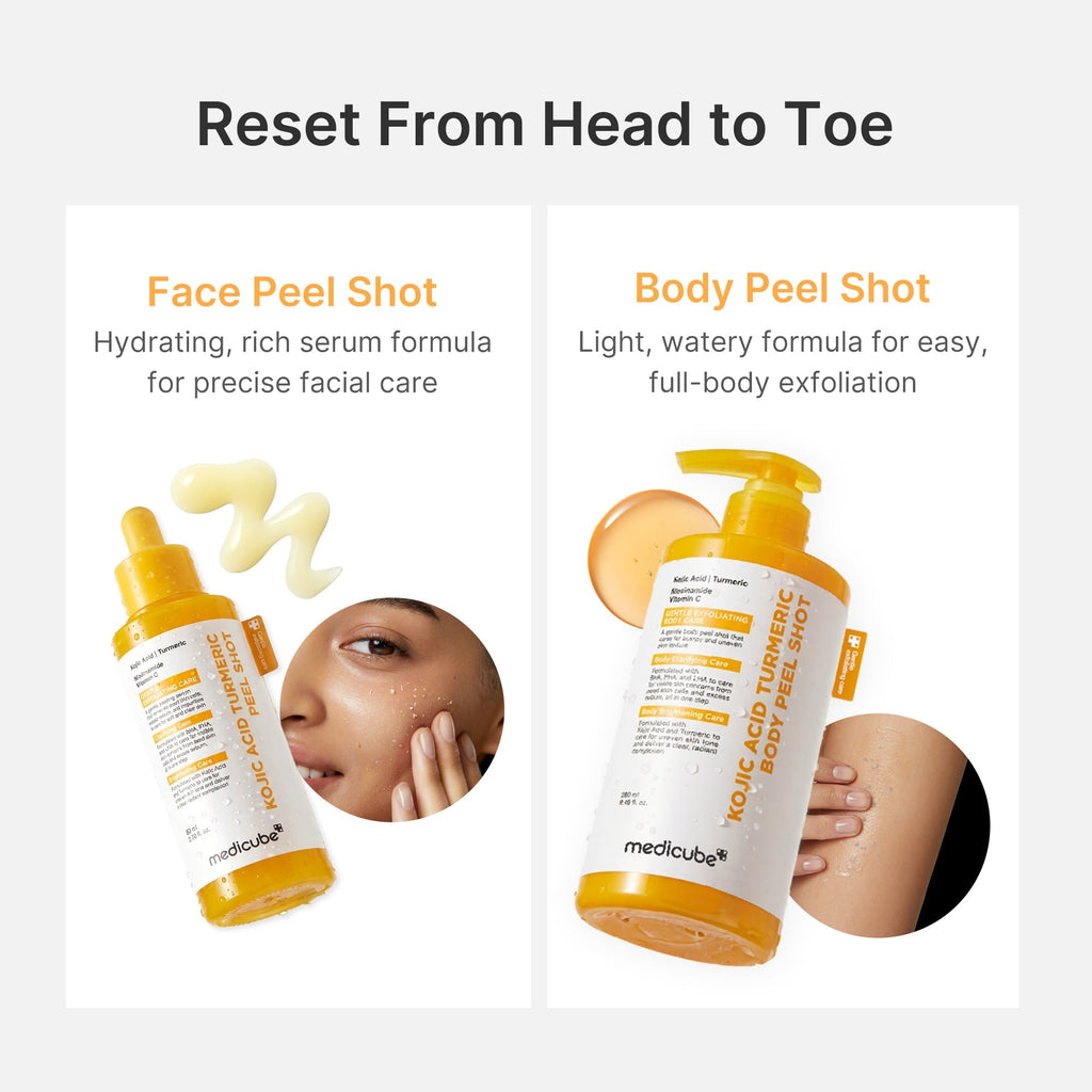 Kojic Acid Turmeric Body Peel Shot - Skincare for Daily Use