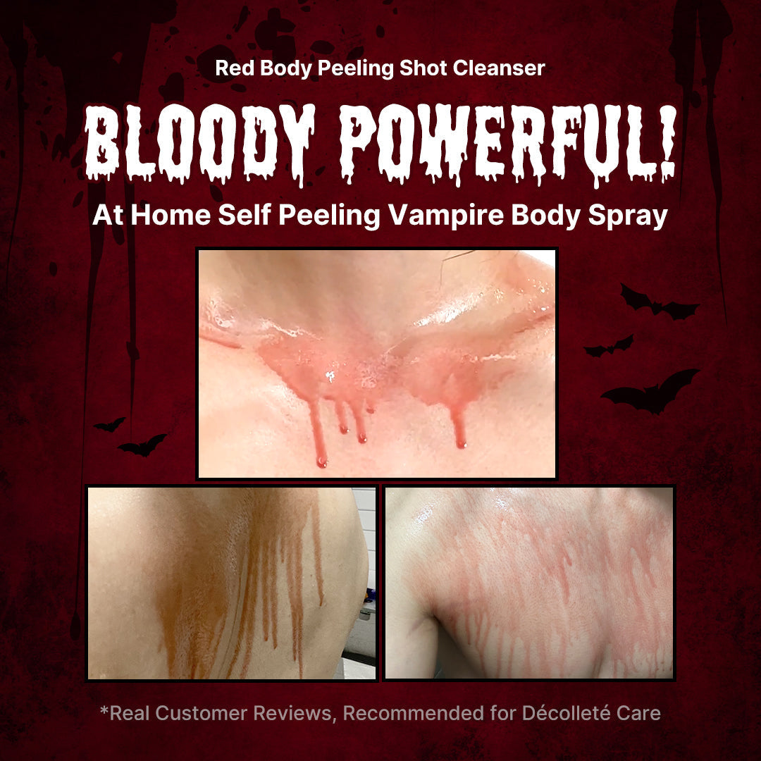 Red Body Peeling Shot Cleanser - Skincare for Real Life