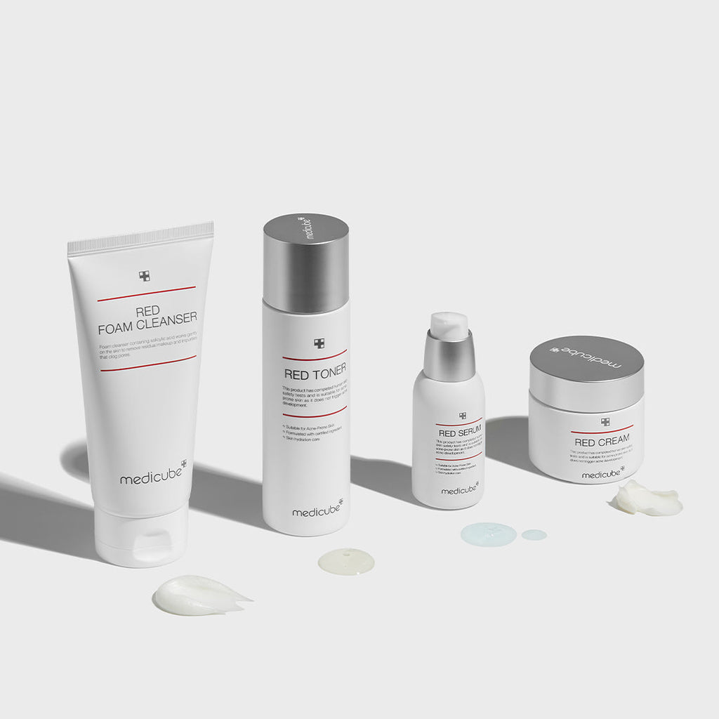 Red Cream - Glow Face Routine