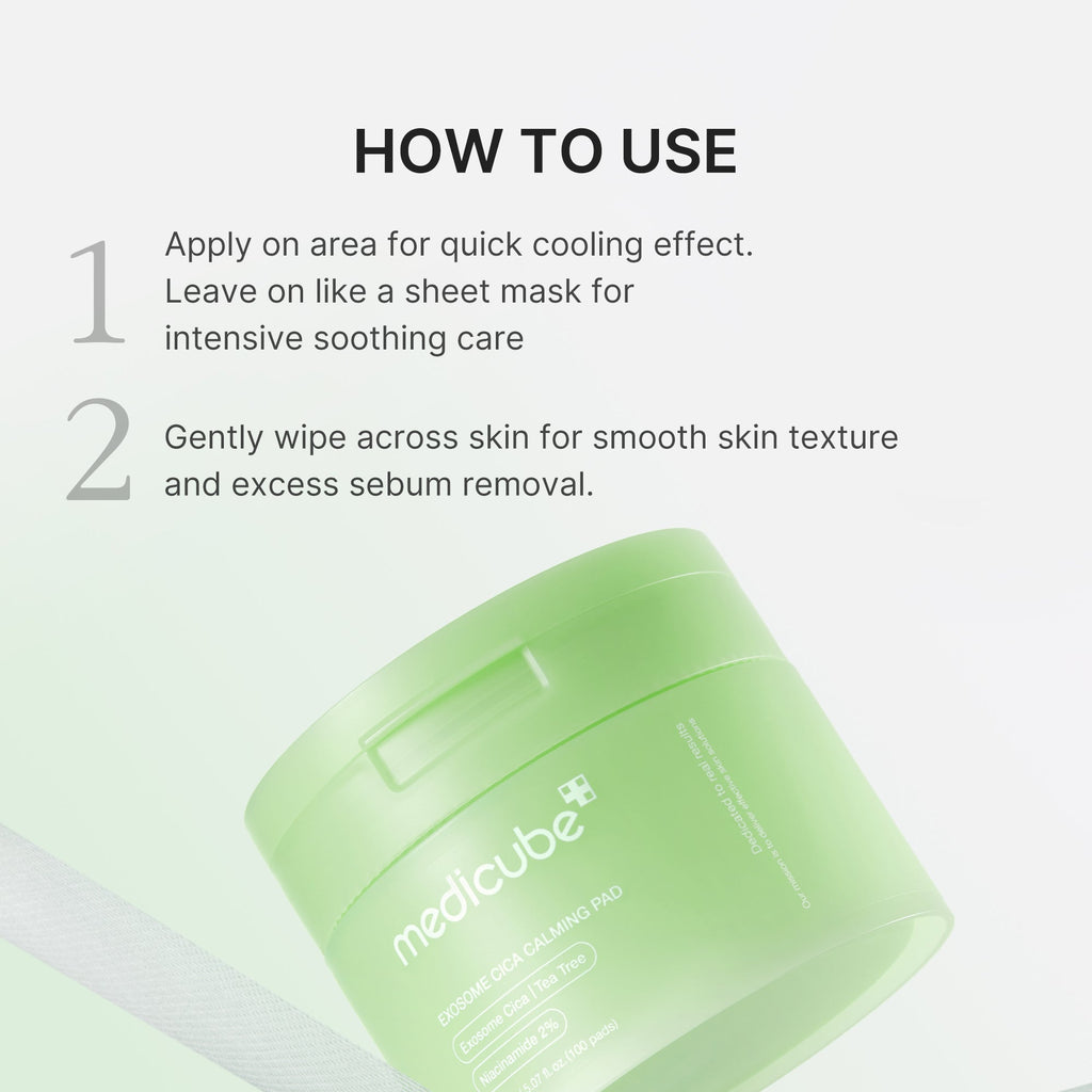 Exosome Cica Calming Toner Pads - Fresh Skin Essential