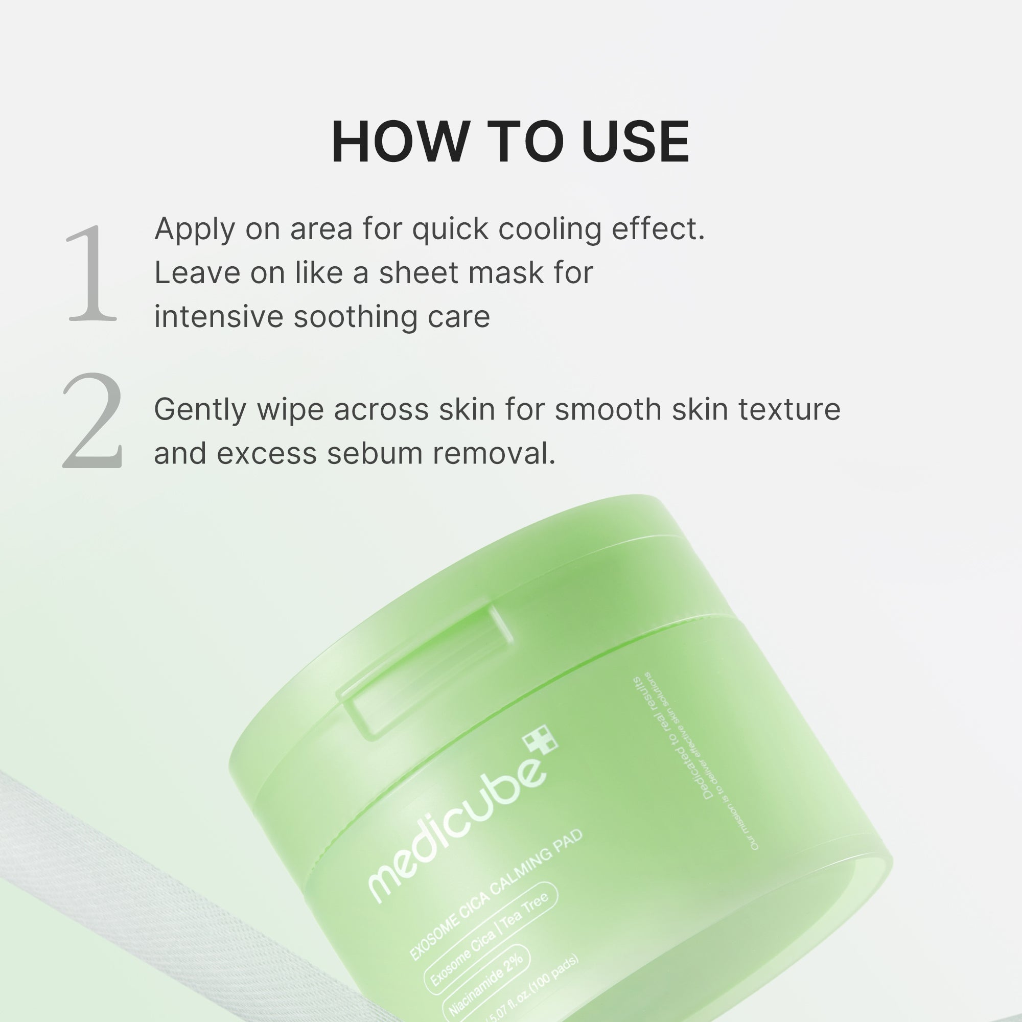 Exosome Cica Calming Toner Pads - Fresh Skin Essential