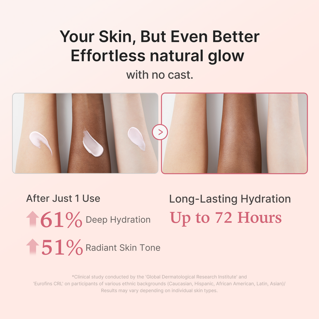 No Cast Just Glow Collagen Sunscreen - Soft Glow Look