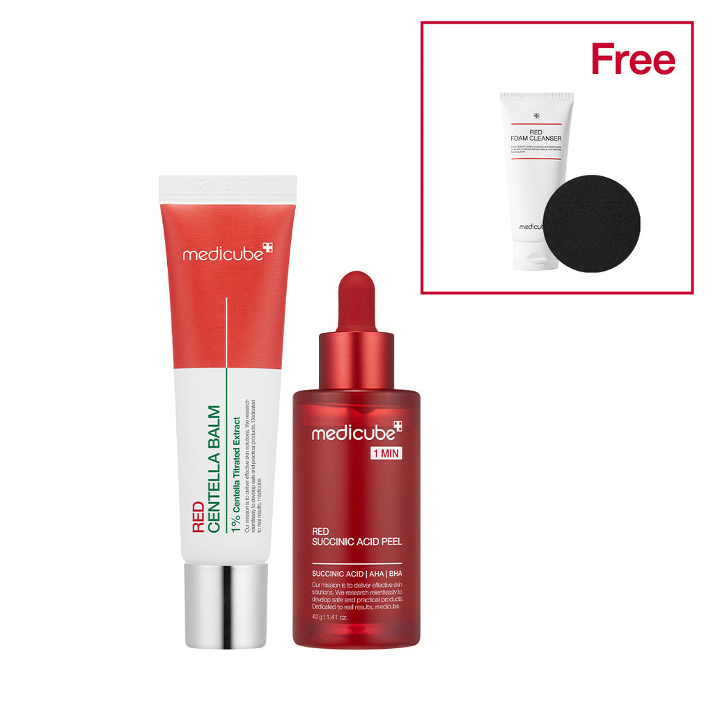 21% Red Succinic Acid Cleansing Booster Serum - K-Beauty Routine