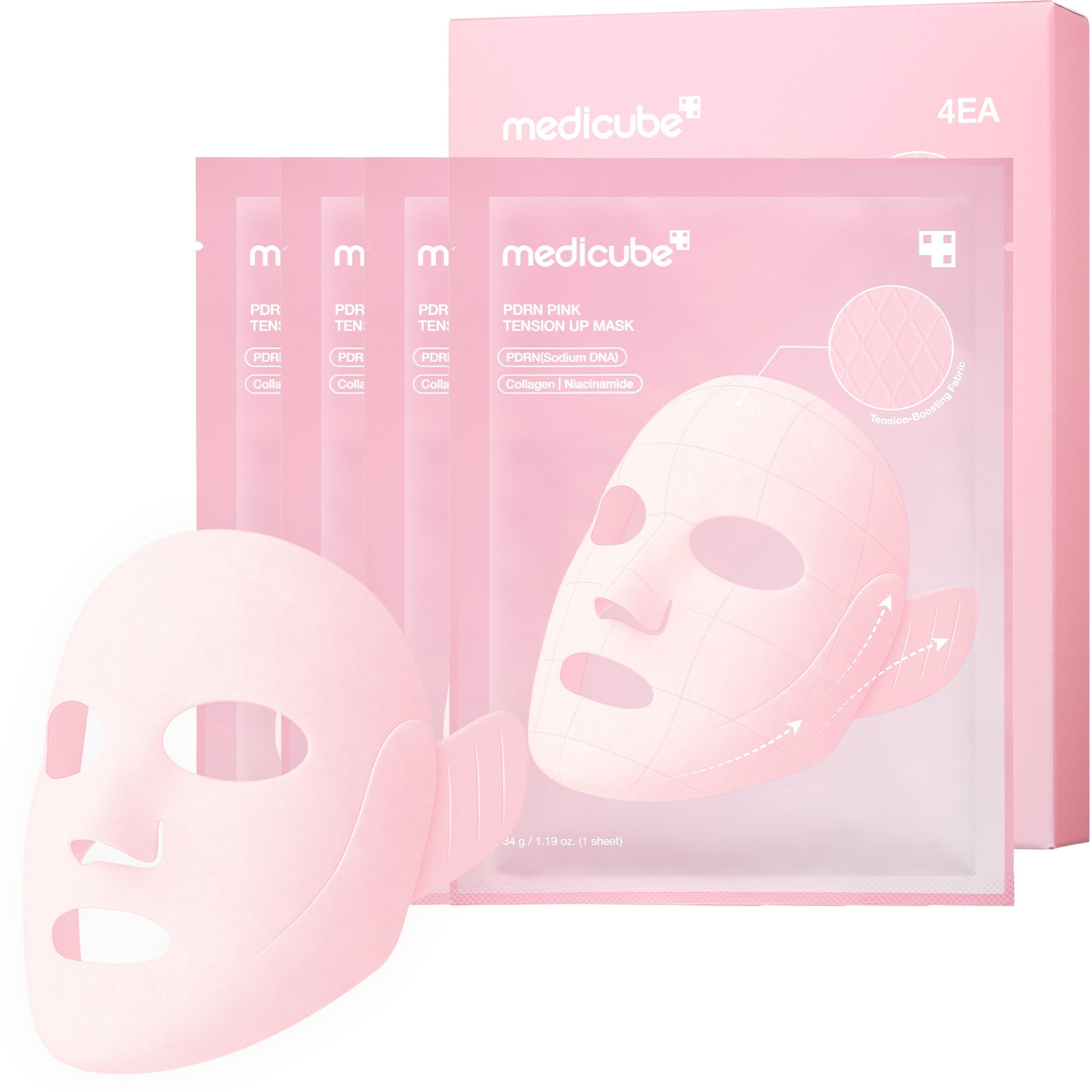 PDRN Pink Tension Up Mask - Soft Skin Routine