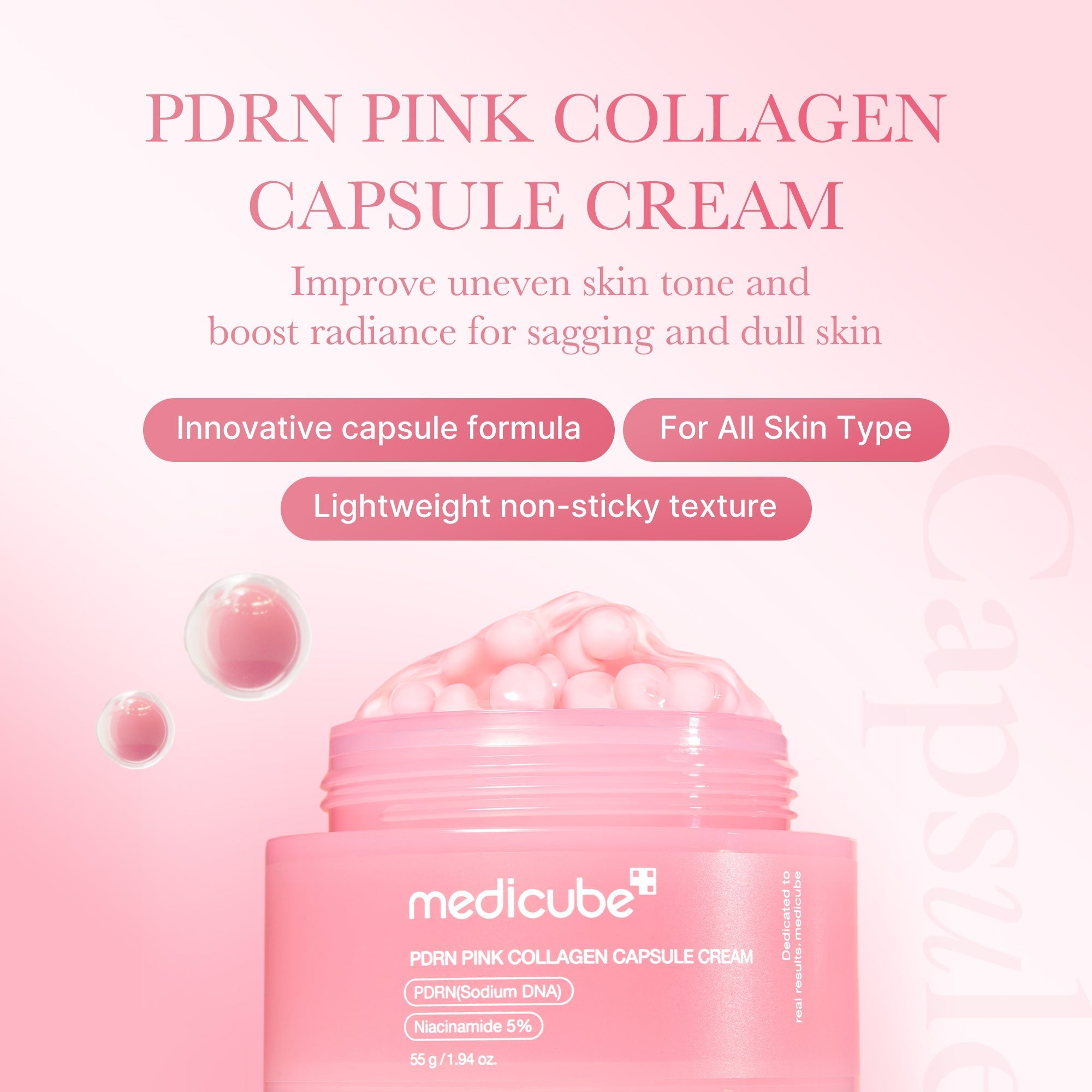 PDRN Pink Collagen Capsule Cream - Fresh Skin Favorites