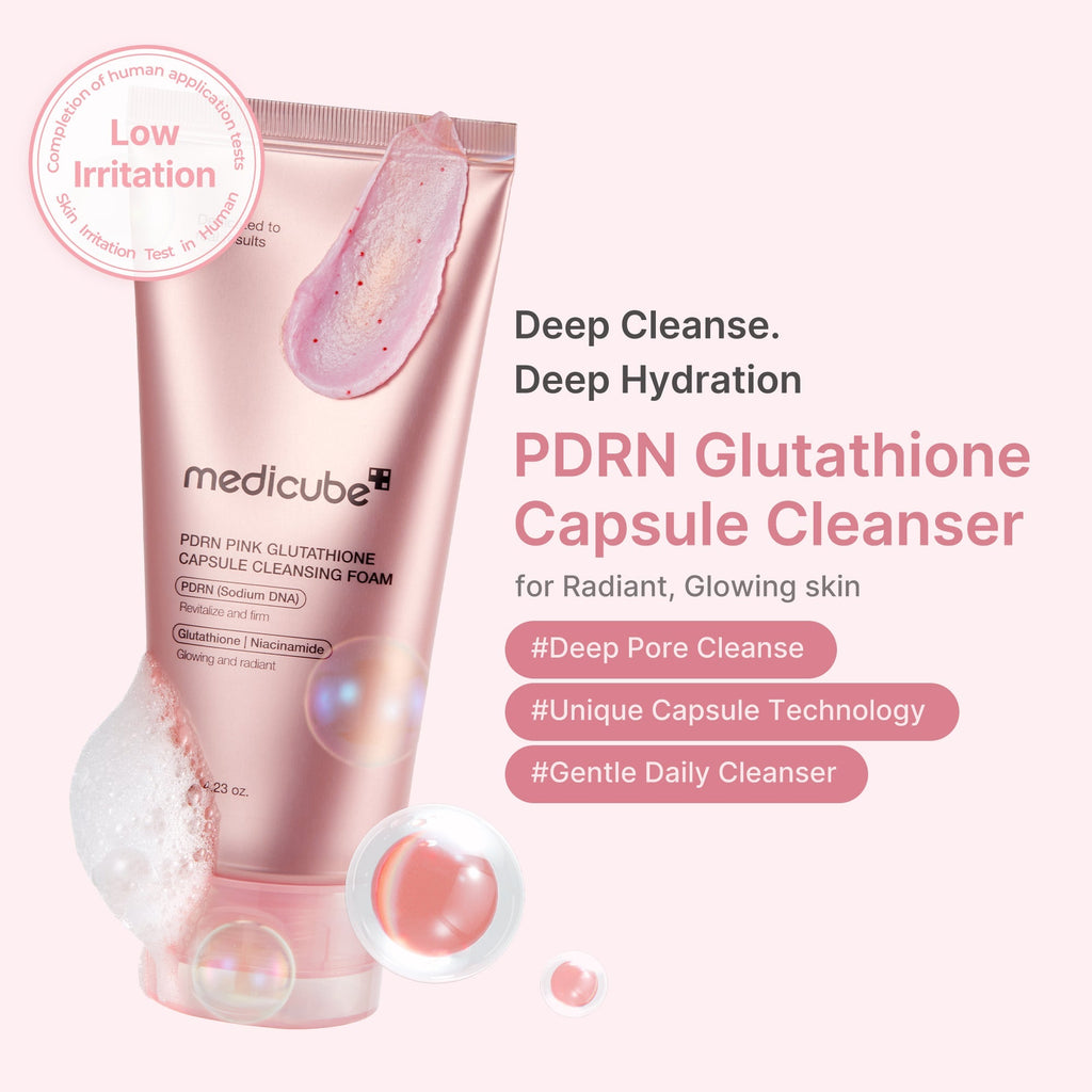 PDRN Pink Glow Home Aesthetic Full Set - Hydrated-Looking Skin