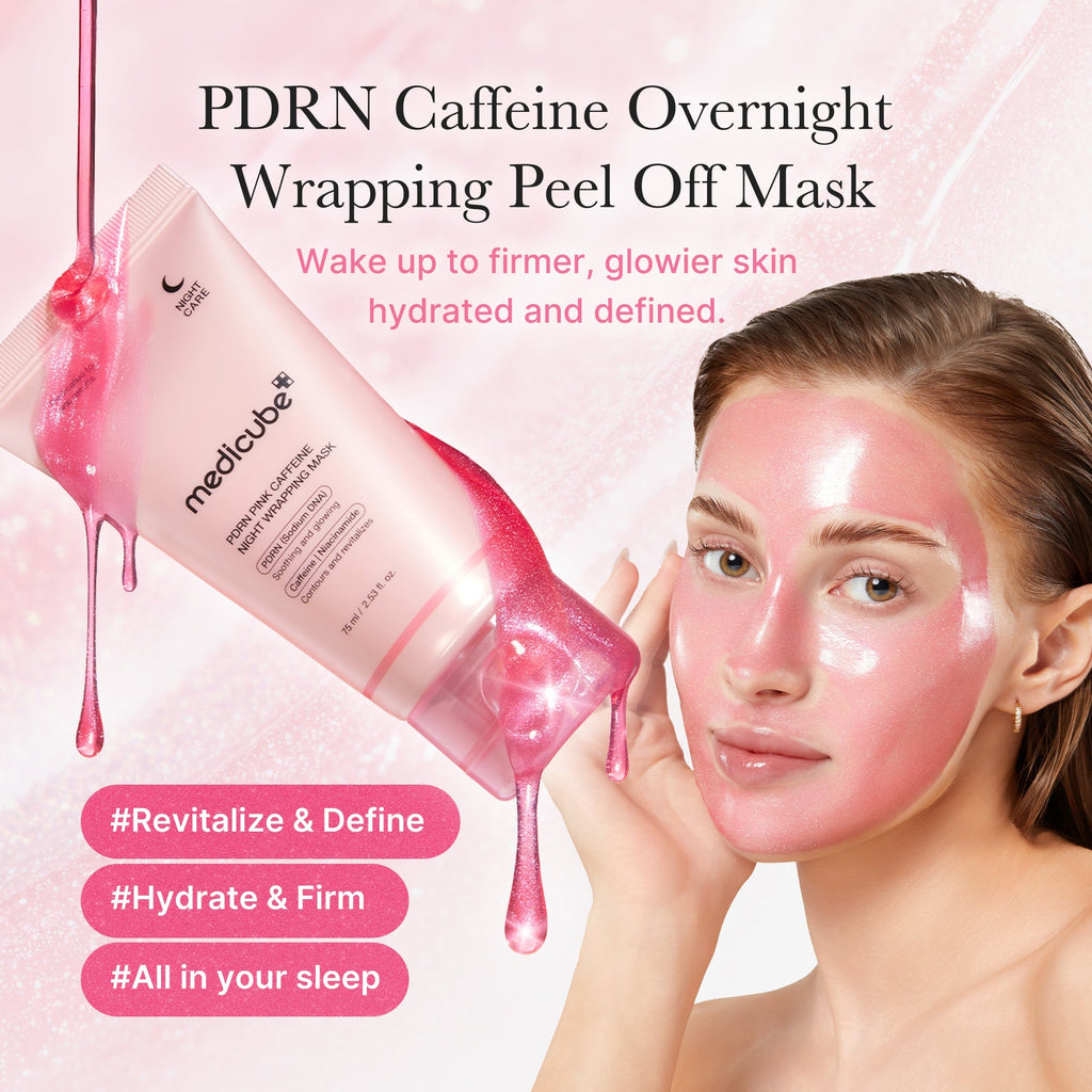 PDRN Pink Caffeine Overnight Wrapping Mask - Refresh Your Skin