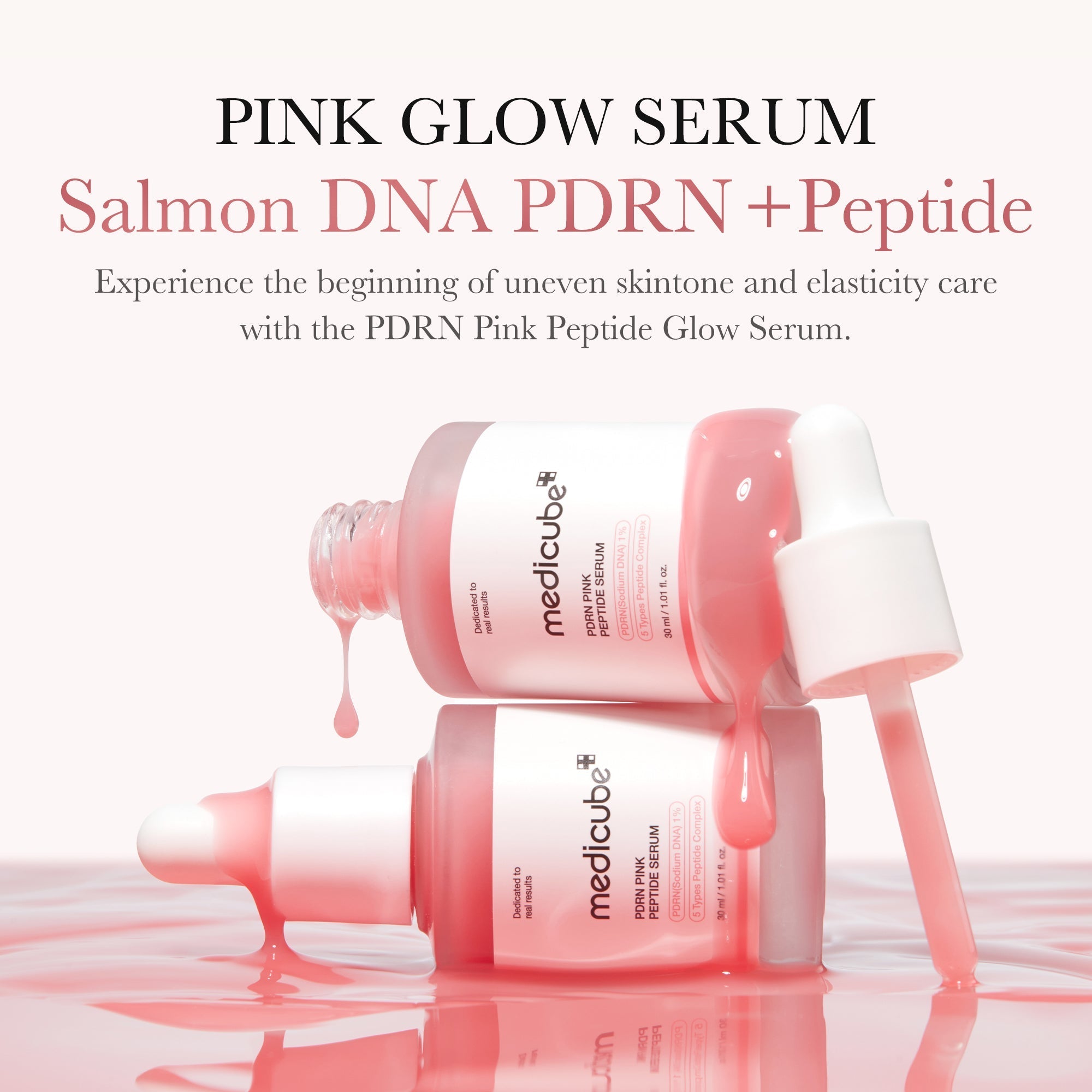 PDRN Pink Glow Home Aesthetic Full Set - Hydrated-Looking Skin