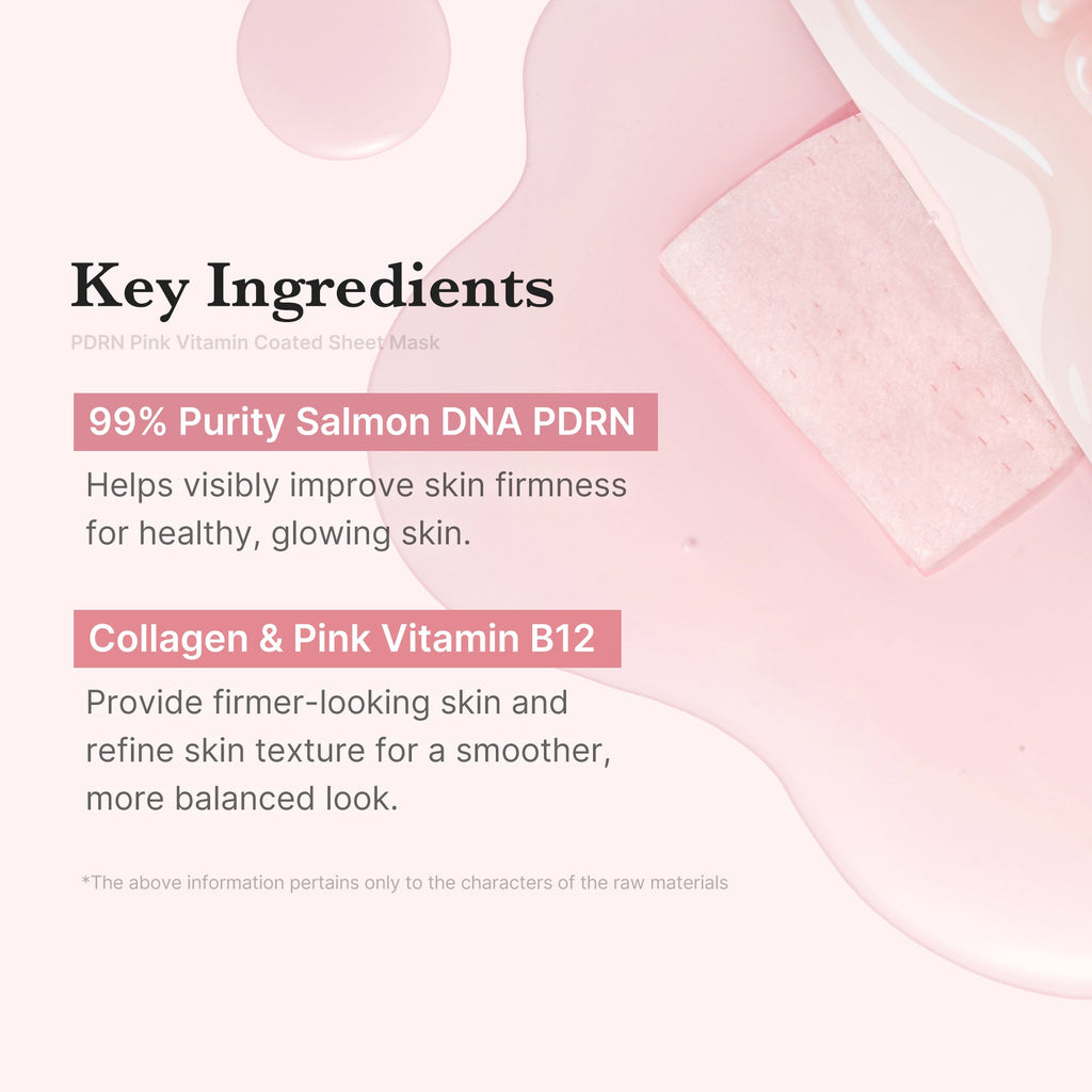 PDRN Pink Vita Coating Sheet Mask - Made for Your Routine