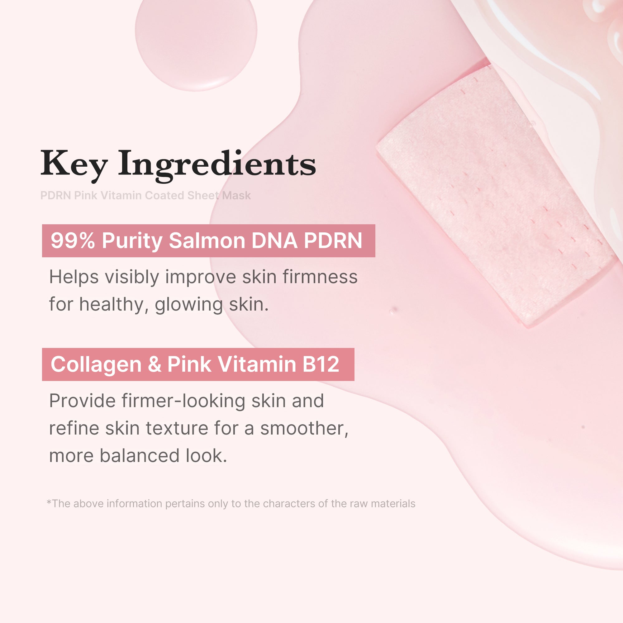 PDRN Pink Vita Coating Sheet Mask - Made for Your Routine
