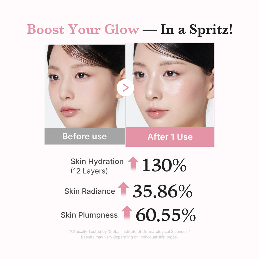 PDRN Pink Collagen Glow Jelly Mist Serum - Fresh Starts Here