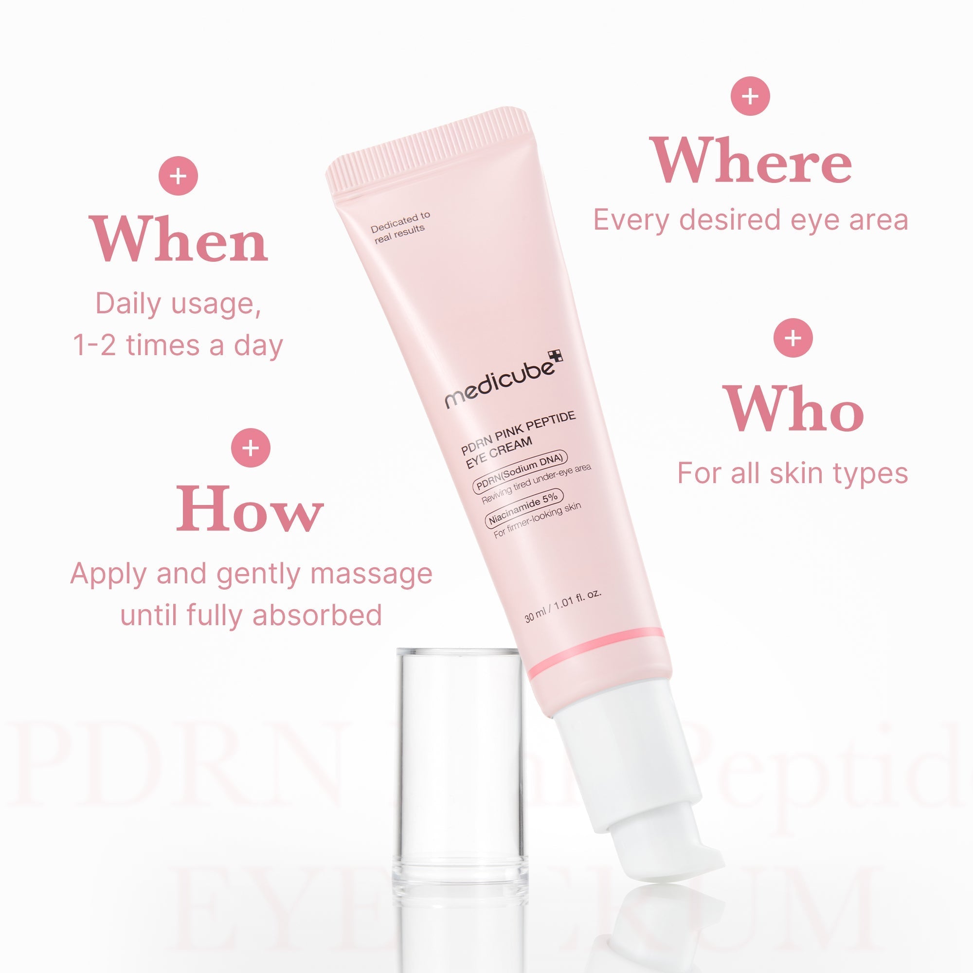PDRN Pink Peptide Eye Cream - Fresh Face Daily
