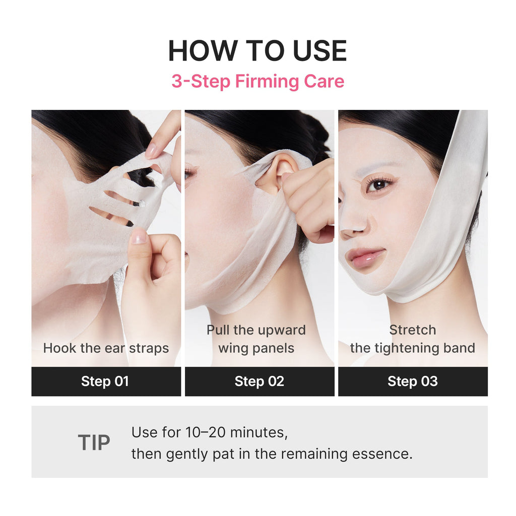 PDRN Pink Tension Up Mask - Soft Skin Routine
