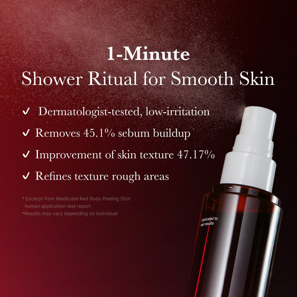 Red Body Peeling Shot Cleanser - Skincare for Real Life