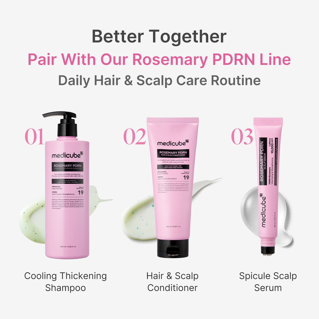 Rosemary PDRN Cooling Thickening Shampoo - Routine Made Easy