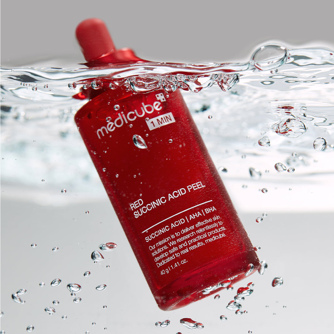 21% Red Succinic Acid Cleansing Booster Serum - K-Beauty Routine