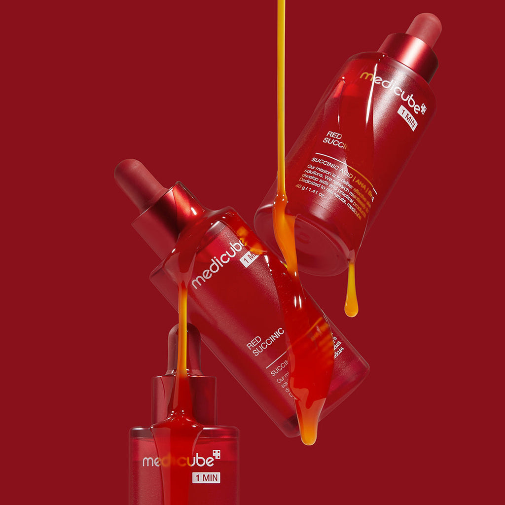 21% Red Succinic Acid Cleansing Booster Serum - K-Beauty Routine